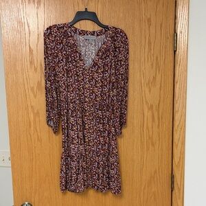 Destination Maternity Multicolor Long Sleeve Dress